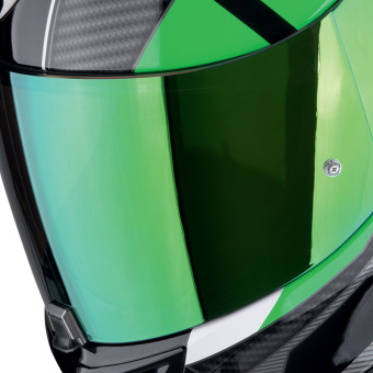 Scorpion Exo 520 Evo Air Sensus Black Green + Kit bluetooth Exo-Com Link-1