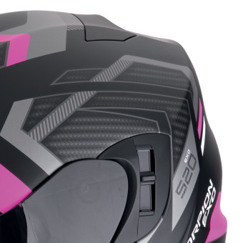 Scorpion Exo 520 Evo Air Sensus Matt Black Pink + Kit Bluetooth BT Mini