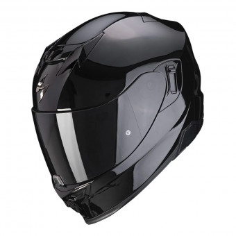 Scorpion Exo 520 Evo Air Solid Black + Kit bluetooth Exo-Com Link-1