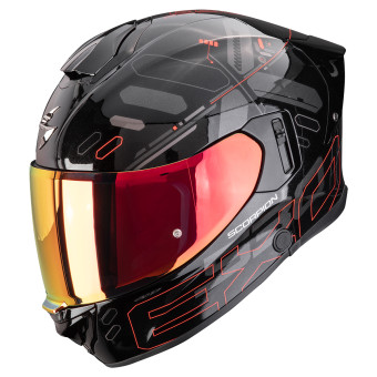 Integral Scorpion Exo 530 Air Fond Metal Black Red