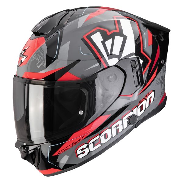Integral Scorpion Exo 530 Air Rok Grey Black Red Integral Scorpion Exo 530 Air Rok Grey Black Red