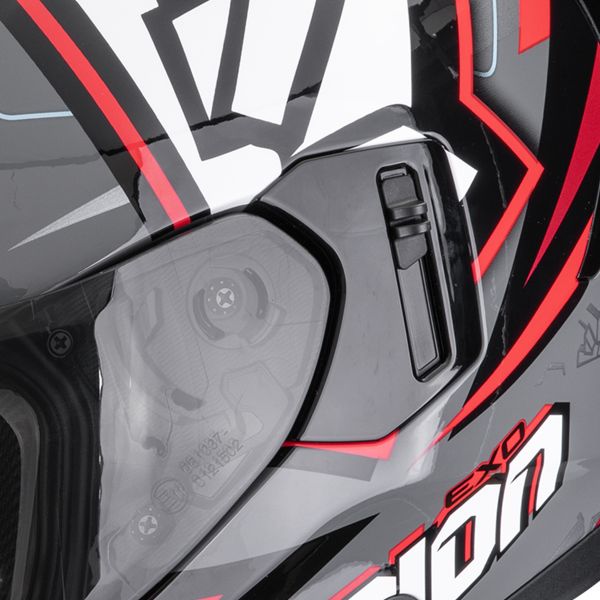 Scorpion Exo 530 Air Rok Grey Black Red