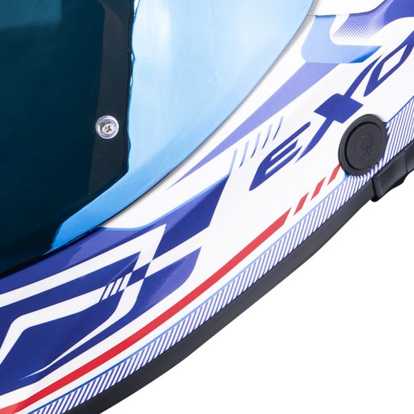 Scorpion Exo 530 Air Slope White Blue Red