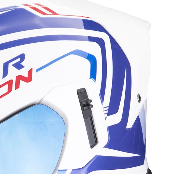 Scorpion Exo 530 Air Slope White Blue Red