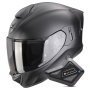Casque Integral Scorpion Exo 530 Air Solid Matt Black + Kit Bluetooth BT Mini