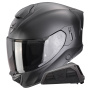 Casque Integral Scorpion Exo 530 Air Solid Matt Black + Kit bluetooth Exo-Com Link-1