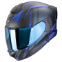 Casque Integral Scorpion Exo 530 Air Theras Matt Black Blue