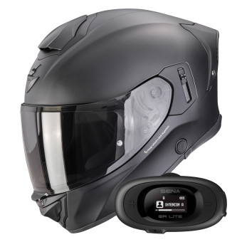Casque Integral Scorpion Exo 530 i Air Solid Matt Black+ Kit bluetooth 5R Lite Casque Integral Scorpion Exo 530 i Air Solid Matt Black+ Kit bluetooth 5R Lite