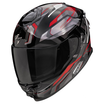 Scorpion Exo GT SP Air Augusta Black Grey Red + Kit bluetooth Exo-Com Link-1