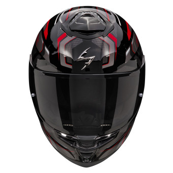Scorpion Exo GT SP Air Augusta Black Grey Red + Kit bluetooth Exo-Com Link-1