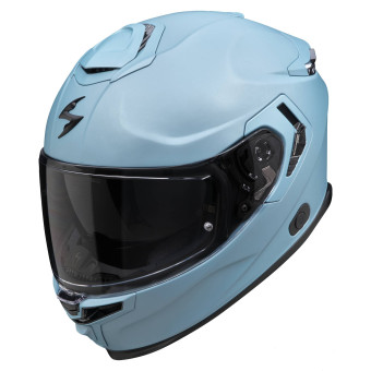 Scorpion Exo GT SP Air Solid Celestial Blue Mat + Kit Bluetooth BT Mini