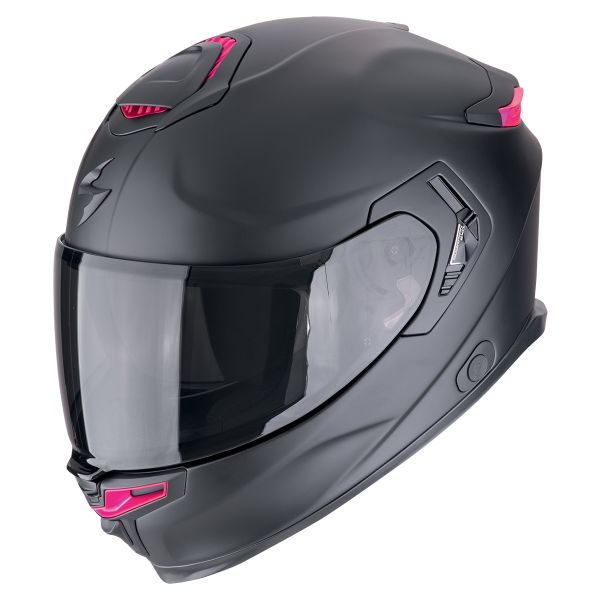 Integral Scorpion Exo GT SP Air Sólido Mate Negro Rosa Integral Scorpion Exo GT SP Air Sólido Mate Negro Rosa