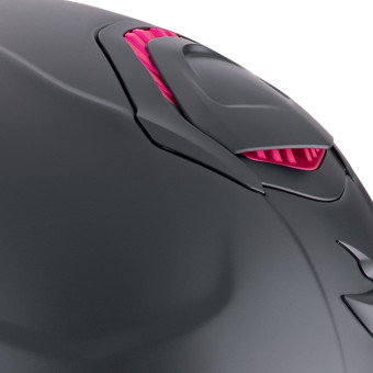 Scorpion Exo GT SP Air Solid Matt Black Pink + Kit bluetooth Exo-Com Link-1C