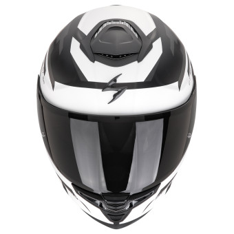 Scorpion Exo GT SP Air Tornado Matt Black Silver + Kit bluetooth Exo-Com Link-1C