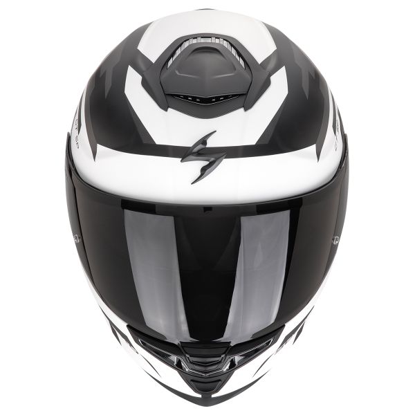 Scorpion Exo GT SP Air Tornado Matt Black Silver + Kit bluetooth Exo-Com Link-1