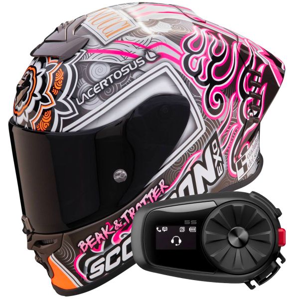 Integral Scorpion Exo R1 Evo Air FIM Aron Canet + Kit Bluetooth 5S Solo