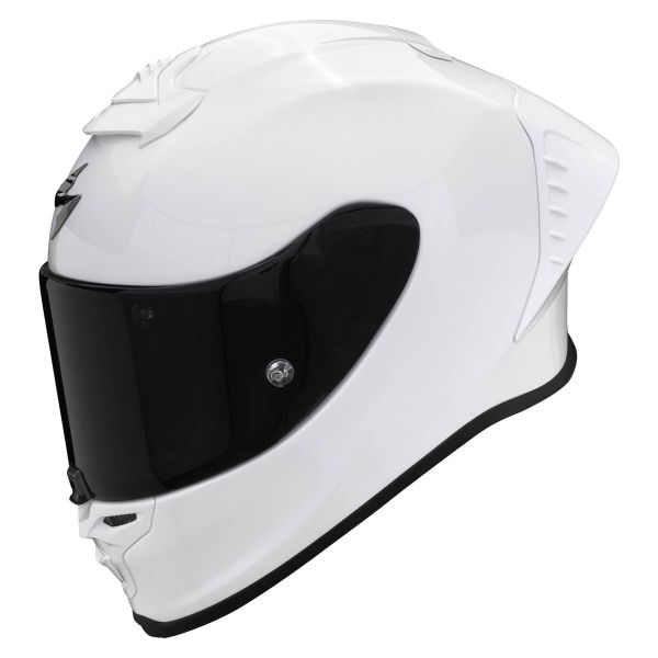 Integral Scorpion Exo R1 Evo Air FIM Racing Solid Pearl White