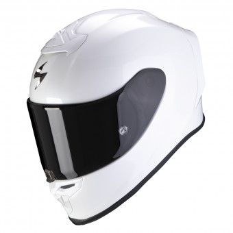 Integral Scorpion Exo R1 Evo Air Solid Pearl White + Kit Bluetooth BT Mini