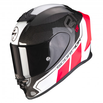 Scorpion Exo R1 Evo Carbon Air Corpus II Red + Kit bluetooth 5R Lite