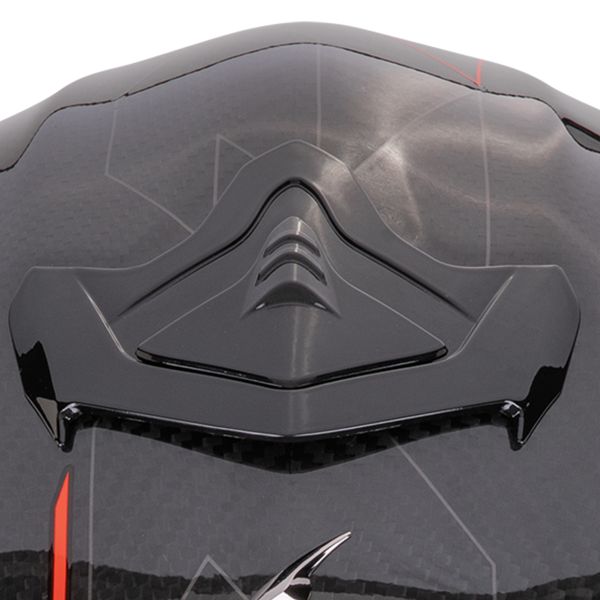 Scorpion Exo R1 Evo Carbon Air Cynergy Negro Rojo