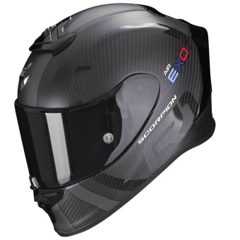 Scorpion Exo R1 Evo Carbon Air MG Matt Black Dark Silver + Kit bluetooth 5R Lite