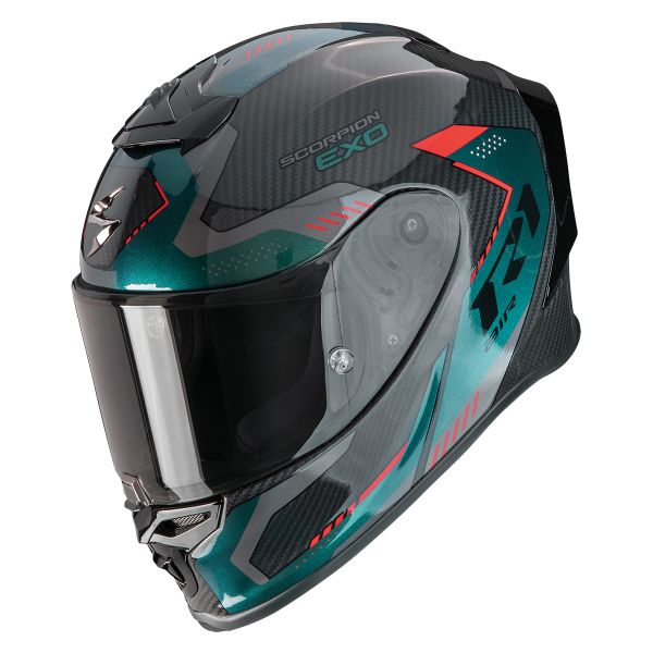Integral Scorpion Exo R1 Evo Carbon Air Propel Black Green Integral Scorpion Exo R1 Evo Carbon Air Propel Black Green