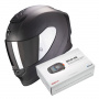 Casque Integral Scorpion Exo R1 Evo Carbon Air Solid Matt Black + Intercom Sena SMH5