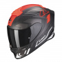 Casque Integral Scorpion Exo R1 Evo Carbon Air Supra Matt Black Silver White