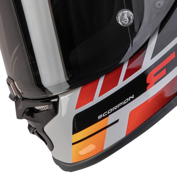 Scorpion Exo R1 Evo II Air Adrenaline Grey Red Orange