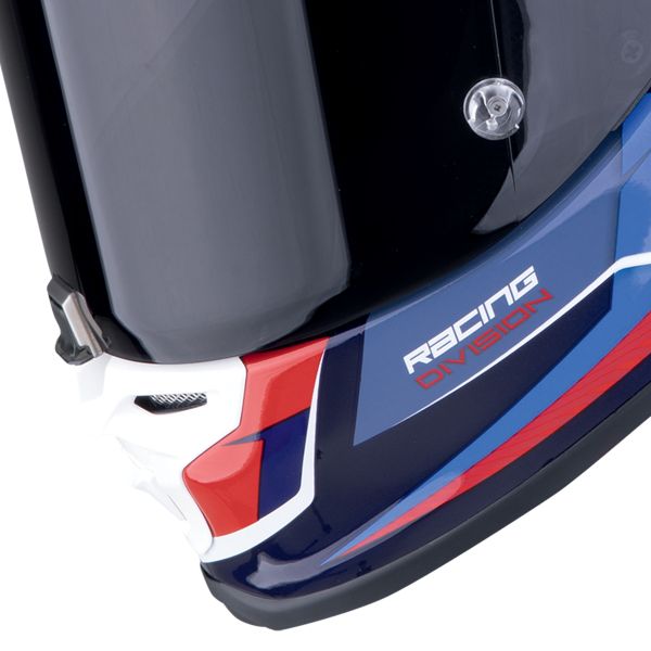 Scorpion Exo R1 Evo II Air Coup Black Red Yellow + Kit bluetooth Exo-Com Link-1