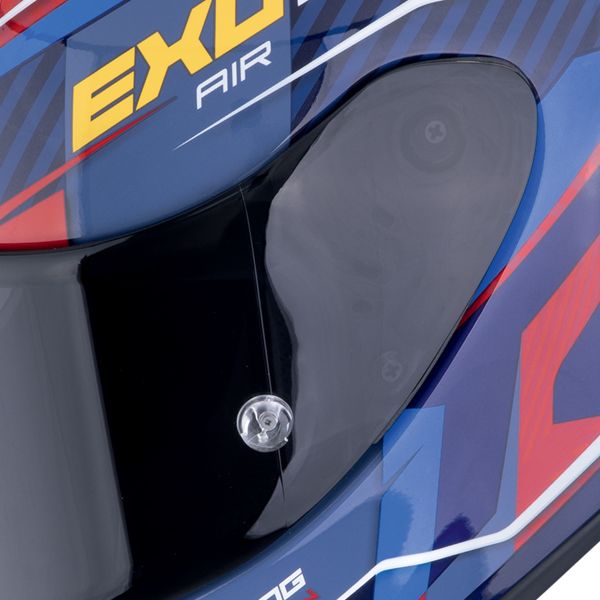 Scorpion Exo R1 Evo II Air Coup Black Red Yellow + Kit bluetooth Exo-Com Link-1