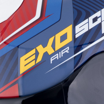 Scorpion Exo R1 Evo II Air Coup Black Red Yellow + Kit bluetooth 5R Lite