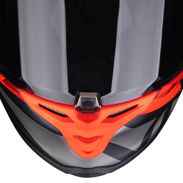 Scorpion EXO R1 Evo II Air Valere Matt Black Red