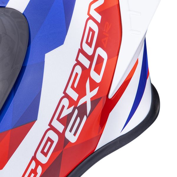Scorpion EXO R1 Evo II Air Valere White Red Blue