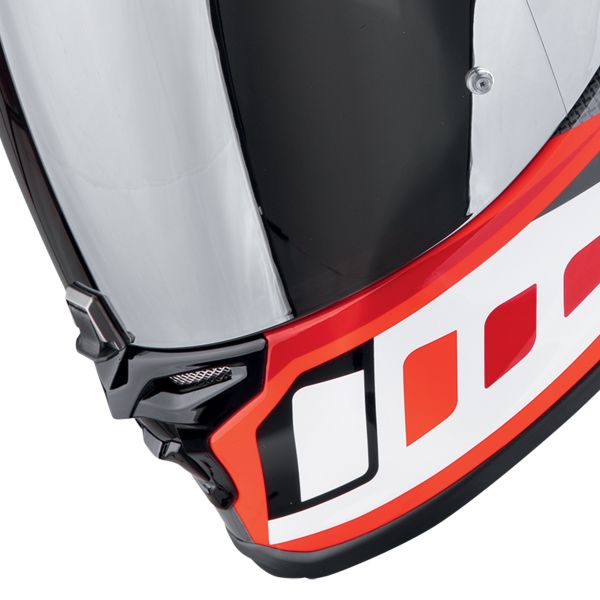 Scorpion Exo R1 Evo II Air Vital Grey White Red + Kit Bluetooth 5S Solo