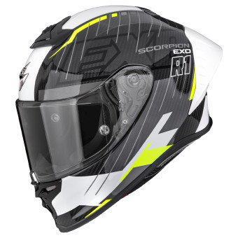 Integral Scorpion Exo R1 Evo II Carbon Air Surge Black White Neon Yellow