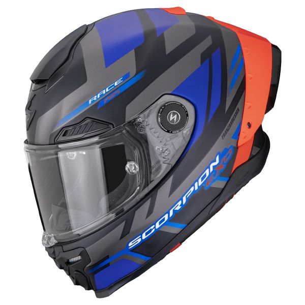 Integral Scorpion Exo Race Air Fury Matt Black Grey Blue