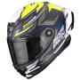 Casque Integral Scorpion Exo Race Air Kobba Matt Blue Neon Yellow