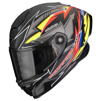 Integral Scorpion Exo Race Air Moove On Matt Black Red Yellow