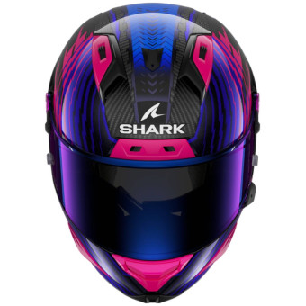 Shark Aeron Edgy DBU Carbono Azul Cromo