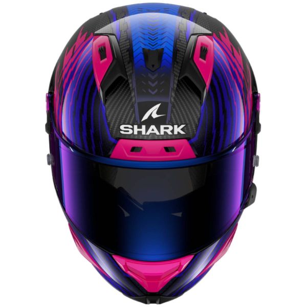 Shark Aeron Edgy DBU Carbono Azul Cromo