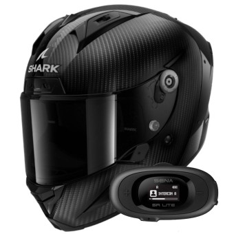Casque Integral Shark Aeron Full Carbon DAD + Kit bluetooth 5R Lite Solo Casque Integral Shark Aeron Full Carbon DAD + Kit bluetooth 5R Lite Solo