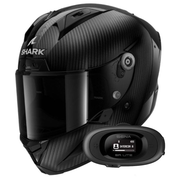 Integral Shark Aeron Full Carbon DAD + Kit bluetooth 5R Lite Solo
