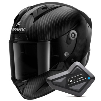Casque Integral Shark Aeron Full Carbon DAD + Kit Bluetooth BT Mini Casque Integral Shark Aeron Full Carbon DAD + Kit Bluetooth BT Mini