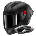 Pack Aeron GP Blank SP Full Carbon Mat + Kit Bluetooth Sena for Shark Mesh So