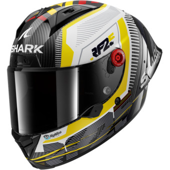 Casque Integral Shark Aeron GP Blank SP Replica Raul Fernandez Signature Casque Integral Shark Aeron GP Blank SP Replica Raul Fernandez Signature