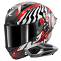 Casque Integral Shark Aeron GP FIM 2 Racing Speed-Fancy Mat DWR + Kit Bluetooth Mesh Sena for