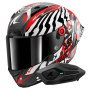 Casque Integral Shark Aeron GP FIM 2 Racing Speed-Fancy Mat DWR + Kit Bluetooth Sena for Shark
