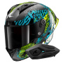Casque Integral Shark Aeron GP FIM 2 Racing Speed-Vib DBG + Kit Bluetooth Sena for Shark Solo