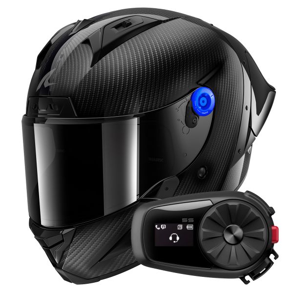 Integral Shark Aeron GP FIM Racing Full Carbon DKD + Kit Bluetooth 5S Solo